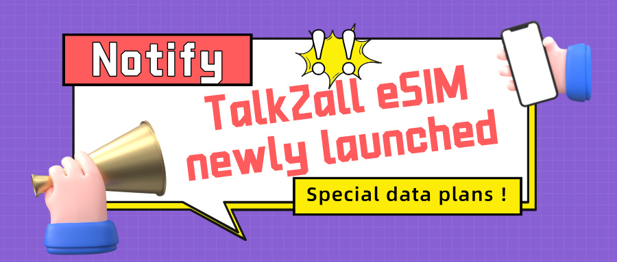 Talk2all eSIM has been revamped and launched, offering global data plans at up to 25% off!